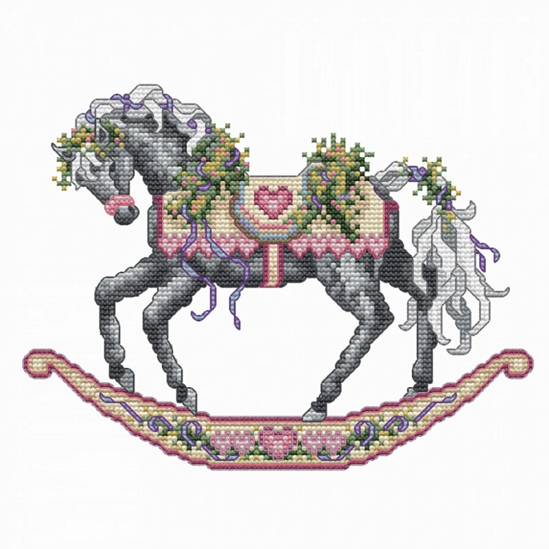 Just CrossStitch Leaflet 116/5 Rocking Horses